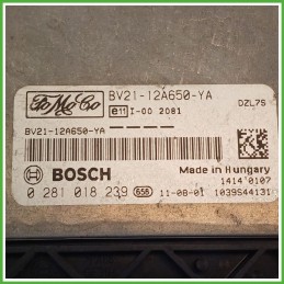 Centralina Motore Iniezione ECU BOSCH 0281018239 FORD FIESTA CB1 1.4 52kw 1696531 2008 2013