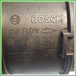 Debimetro Misuratore Massa Aria BOSCH 0281002980 LANCIA YPSILON TE 1.3 MJT 51782034 2006 2008