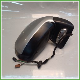 Specchio Specchietto Retrovisore Destro DX GRIGIO CHIARO PEUGEOT 3008 2009 2013 MAGNA Originale Usato