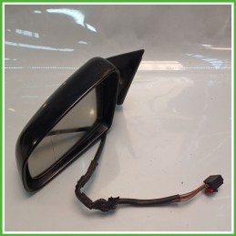 Specchio Specchietto Retrovisore Sinistro SX NERO AUDI A3 8P 2003 2010 SCHEFENACKER Originale Usato