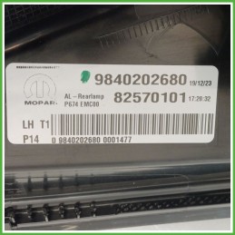 Fanale Fanalino Posteriore Sinistro SX MOPAR 82570101 PEUGEOT 3008 9840202680 Usato