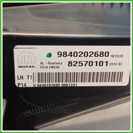 Fanale Fanalino Posteriore Sinistro SX MOPAR 82570101 PEUGEOT 3008 9840202680 Usato