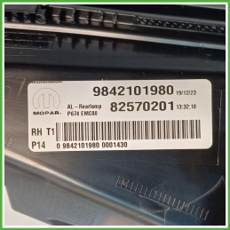 Fanale Fanalino Posteriore Destro DX MOPAR 82570201 PEUGEOT 3008 9842101980 Usato