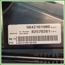 Fanale Fanalino Posteriore Destro DX MOPAR 82570201 PEUGEOT 3008 9842101980 Usato