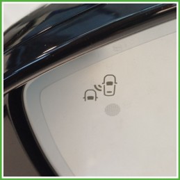 Specchio Specchietto Retrovisore Sinistro SX Noir Perla Nera PEUGEOT 508 2018 MAGNA Originale Usato