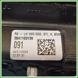 Specchio Specchietto Retrovisore Sinistro SX Noir Perla Nera PEUGEOT 508 2018 MAGNA Originale Usato