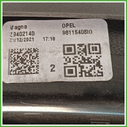 Specchio Specchietto Retrovisore Destro DX n.d. OPEL CROSSLAND P17 2020 MAGNA Z9402140 Originale Usato