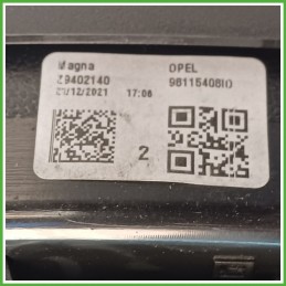 Specchio Specchietto Retrovisore Destro DX n.d. OPEL CROSSLAND P17 2020 MAGNA Z9402140 Originale Usato