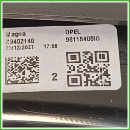 Specchio Specchietto Retrovisore Destro DX n.d. OPEL CROSSLAND P17 2020 MAGNA Z9402140 Originale Usato