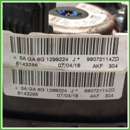 Airbag Guidatore Sinistro SX PEUGEOT 2008 98072114ZD 2016 2017 AUTOLIV 1299224