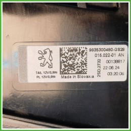 Fanale Fanalino Posteriore Sinistro SX HELLA 015.022-01AN PEUGEOT 308 9835300480 Usato