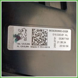 Fanale Fanalino Posteriore Sinistro SX HELLA 015.020-01AL PEUGEOT 308 9835300680 Usato