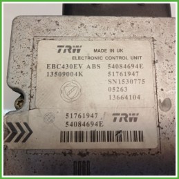 Centralina ABS Modulo Pompa TRW EBC430EV 71729484 LANCIA YPSILON TE Originale Usato