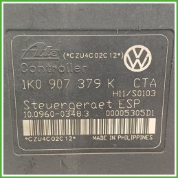 Centralina ABS Modulo Pompa ATE 10.0690-0348.3 1K0614117HBEF VOLKSWAGEN GOLF 1K Originale Usato