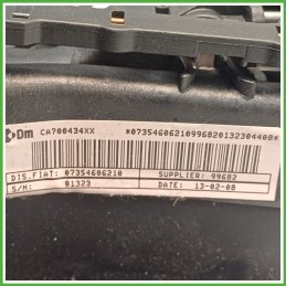 Airbag Guidatore Sinistro SX FIAT GRANDE PUNTO 4C 1.2 735410446 2008 2011 DM DALPHIMETAL CA700434XX