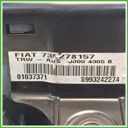 Airbag Guidatore Sinistro SX FIAT PUNTO 1N/1P 1.2 16V 735278157 1999 2005 TRW 3000-4305B