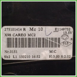 Comandi Clima AC Riscaldamento Condizionatore VALEO RENAULT CLIO 4a Serie 1.5 dCi 275707137R 2012 2016