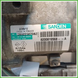 Compressore Clima AC Aria Condizionata SANDEN SD6V12 RENAULT CLIO 3a Serie 8200819568