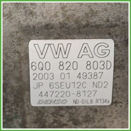 Compressore Clima AC Aria Condizionata DENSO 6SEU12C VOLKSWAGEN POLO 9N 6Q0820808FX