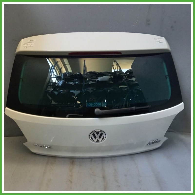 Portellone Bagagliaio Cofano Baule Posteriore VOLKSWAGEN POLO 6C 2014 2015 BIANCO 0Q C9A Berlina Originale Usato