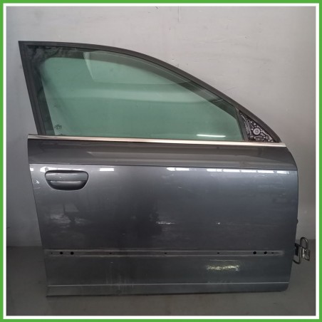 Porta Portiera Sportello Anteriore Destra DX GRIGIO SCURO AUDI A4 8E Station Wagon 2004 2008 Originale Usato