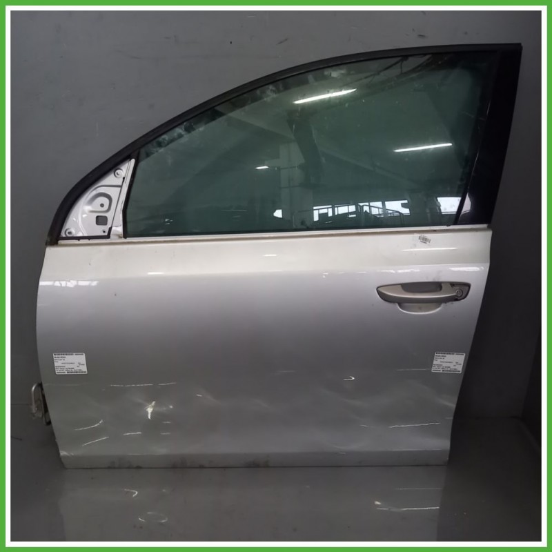 Porta Portiera Sportello Anteriore Sinistra SX GRIGIO CHIARO VOLKSWAGEN GOLF 5K/AJ Berlina 2008 2012 Originale Usato