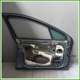 Porta Portiera Sportello Anteriore Sinistra SX GRIS FER EZW PEUGEOT 407 Station Wagon 2004 2012 Originale Usato