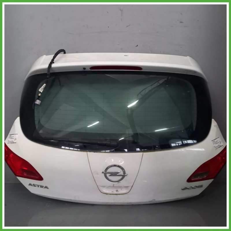 Portellone Bagagliaio Cofano Baule Posteriore OPEL ASTRA P10 2009 2015 BIANCO GAZ Berlina Originale Usato