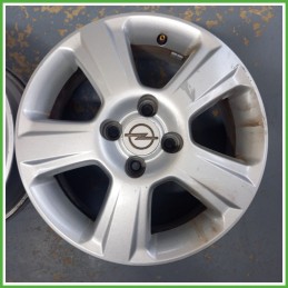 Cerchio Singolo in Lega OPEL CORSA (X01) (dal 10/2000 al 06/2006) 15 pollici 15" 6.0J 4x100 ET 49 originale usato al pz