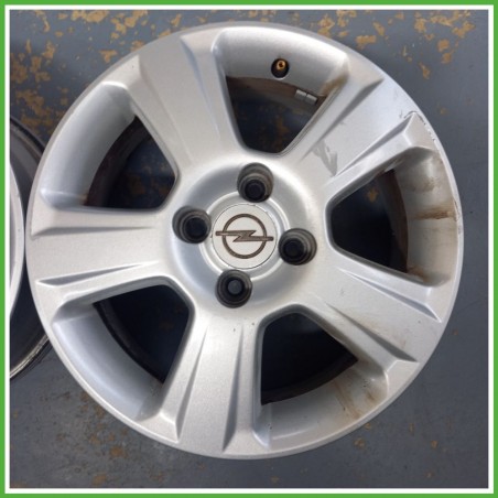 Cerchio Singolo in Lega OPEL CORSA (X01) (dal 10/2000 al 06/2006) 15 pollici 15" 6.0J 4x100 ET 49 originale usato al pz