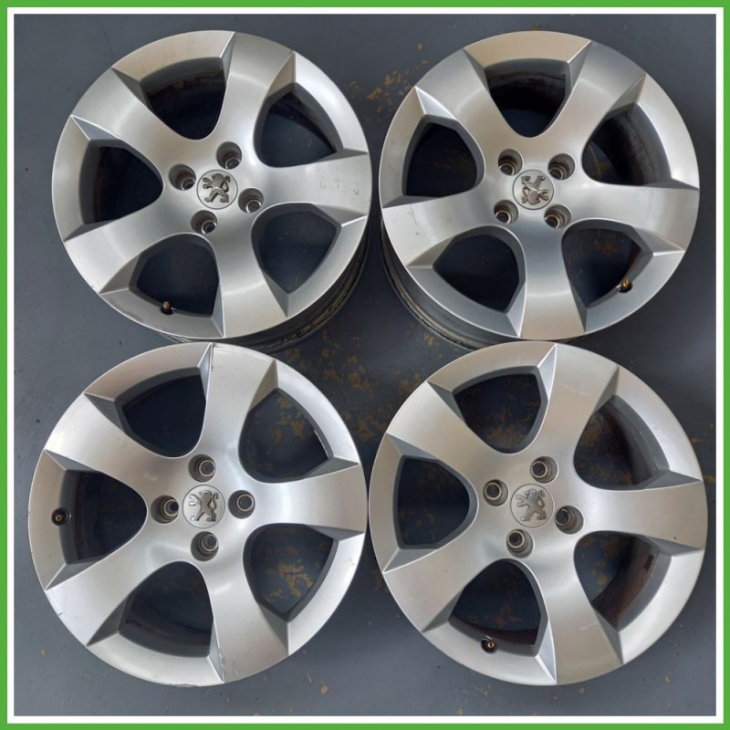 Cerchi in Lega PEUGEOT 3008 (dal 04/2009) 17 pollici 17" 7.5J 4x108 ET 29 4pz originali usati