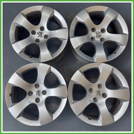 Cerchi in Lega PEUGEOT 3008 (dal 04/2009) 17 pollici 17" 7.5J 4x108 ET 29 4pz originali usati