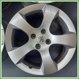 Cerchi in Lega PEUGEOT 3008 (dal 04/2009) 17 pollici 17" 7.5J 4x108 ET 29 4pz originali usati