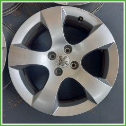 Cerchi in Lega PEUGEOT 3008 (dal 04/2009) 17 pollici 17" 7.5J 4x108 ET 29 4pz originali usati
