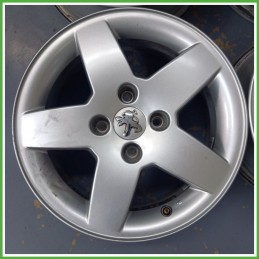 Cerchi in Lega PEUGEOT 207 (dal 06/2009) 15 pollici 15" 6.0J 4x108 ET 23 4pz originali usati
