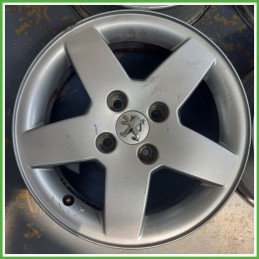 Cerchi in Lega PEUGEOT 207 (dal 06/2009) 15 pollici 15" 6.0J 4x108 ET 23 4pz originali usati