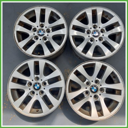 Cerchi in Lega BMW Serie 3 (E90/E91) (dal 02/2005 al 12/2011) 16 pollici 16" 7.0J 5x120 ET 34 4pz originali usati