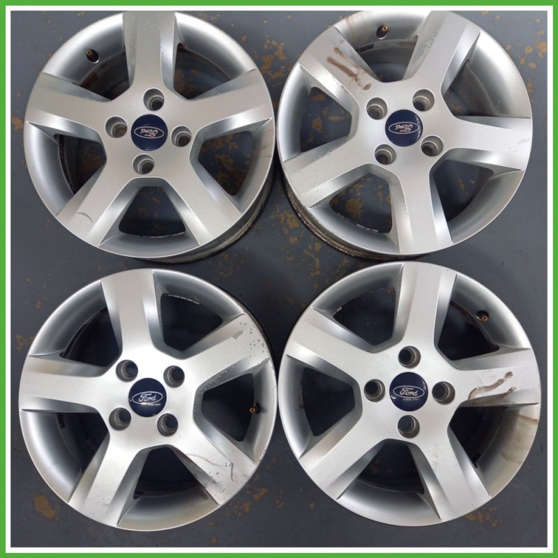 Cerchi in Lega FORD FIESTA (CBK) (dal 03/2002 al 12/2005) 15 pollici 15" 6.0J 4x108 ET 52.3 4pz originali usati