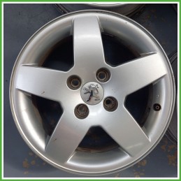 Cerchi in Lega PEUGEOT 207 (dal 06/2009) 15 pollici 15" 6.0J 4x108 ET 23 4pz originali usati