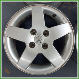 Cerchi in Lega PEUGEOT 207 (dal 06/2009) 15 pollici 15" 6.0J 4x108 ET 23 4pz originali usati