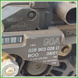 Alternatore BOSCH 0124325003 VOLKSWAGEN GOLF 1J 038903018RX