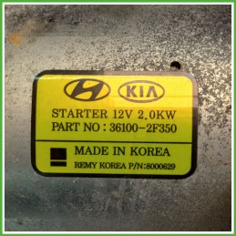 Motorino Avviamento DELCO REMY 8000629 KIA SORENTO 3a Serie 361002F350