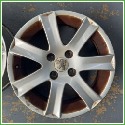 Cerchio Singolo in Lega PEUGEOT 207 (dal 04/2006 al 06/2009) 16 pollici 16" 6.0J 4x108 ET 27 originale usato al pz