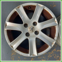 Cerchio Singolo in Lega PEUGEOT 207 (dal 04/2006 al 06/2009) 16 pollici 16" 6.0J 4x108 ET 27 originale usato al pz