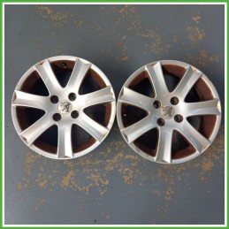 Cerchio Singolo in Lega PEUGEOT 207 (dal 04/2006 al 06/2009) 16 pollici 16" 6.0J 4x108 ET 27 originale usato al pz