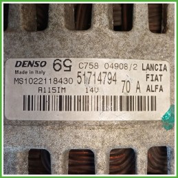 Alternatore DENSO MS1022118430 FIAT GRANDE PUNTO 4C 52003531