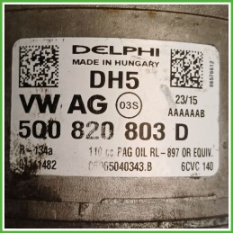 Compressore Clima AC Aria Condizionata DELPHI 6CVC140 VOLKSWAGEN POLO 6C 5Q0820803P
