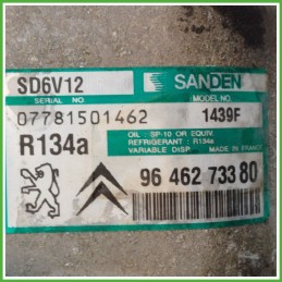 Compressore Clima AC Aria Condizionata SANDEN SD6V12 CITROEN C2 6453KS