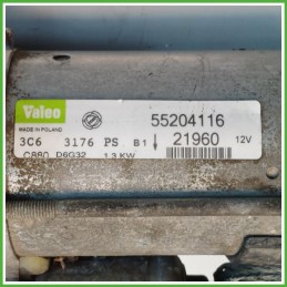Motorino Avviamento VALEO D6G32 FIAT GRANDE PUNTO 2Y 51823860