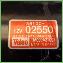 Motorino Avviamento VALEO TM000A310012 HYUNDAI ATOS PRIME 3610002555